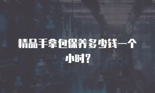精品手拿包保养多少钱一个小时？