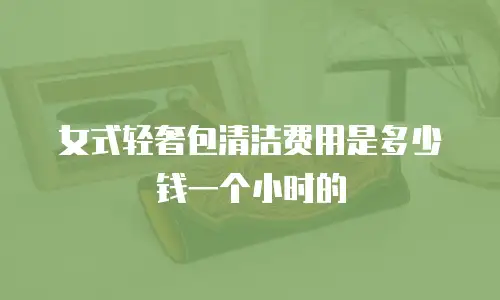 女式轻奢包清洁费用是多少钱一个小时的