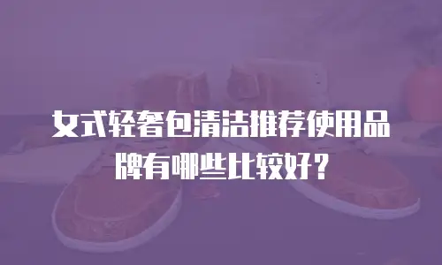 女式轻奢包清洁推荐使用品牌有哪些比较好？