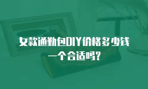 女款通勤包DIY价格多少钱一个合适吗？