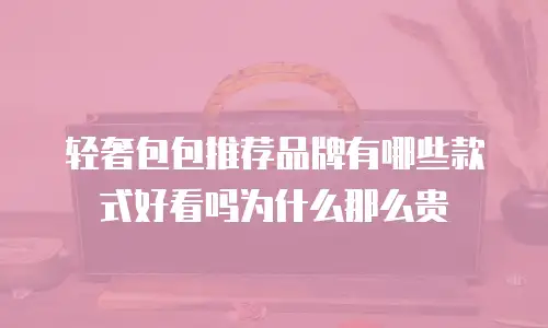 轻奢包包推荐品牌有哪些款式好看吗为什么那么贵