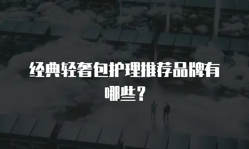 经典轻奢包护理推荐品牌有哪些？