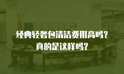 经典轻奢包清洁费用高吗？真的是这样吗？