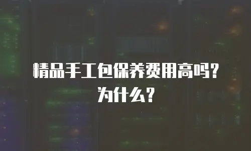 精品手工包保养费用高吗？为什么？