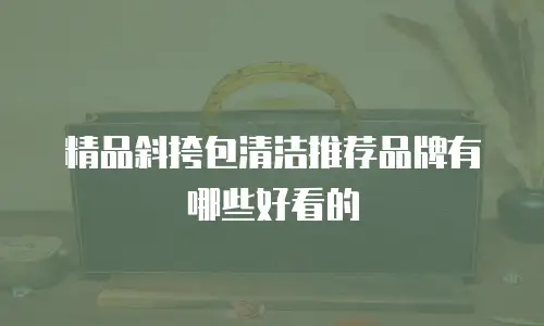精品斜挎包清洁推荐品牌有哪些好看的