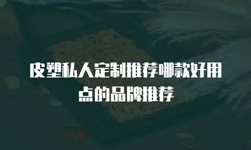 皮塑私人定制推荐哪款好用点的品牌推荐
