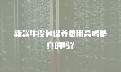 新款牛皮包保养费用高吗是真的吗？