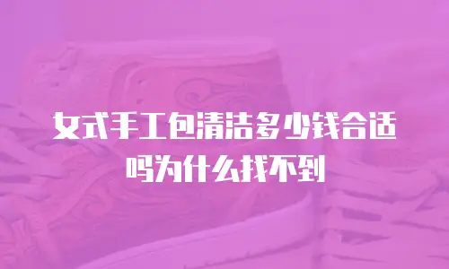 女式手工包清洁多少钱合适吗为什么找不到