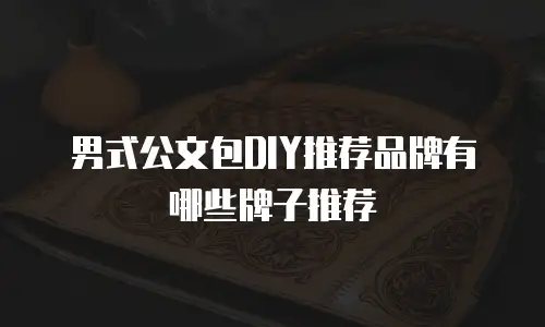 男式公文包DIY推荐品牌有哪些牌子推荐