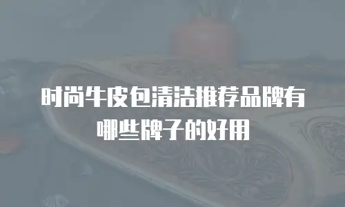 时尚牛皮包清洁推荐品牌有哪些牌子的好用