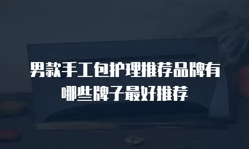 男款手工包护理推荐品牌有哪些牌子最好推荐