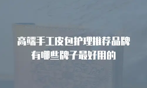 高端手工皮包护理推荐品牌有哪些牌子最好用的
