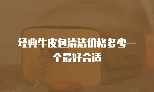 经典牛皮包清洁价格多少一个最好合适