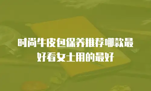 时尚牛皮包保养推荐哪款最好看女士用的最好