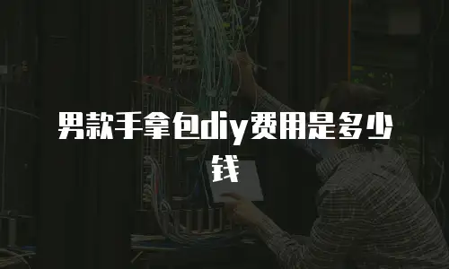 男款手拿包diy费用是多少钱