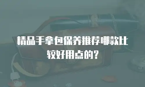 精品手拿包保养推荐哪款比较好用点的？