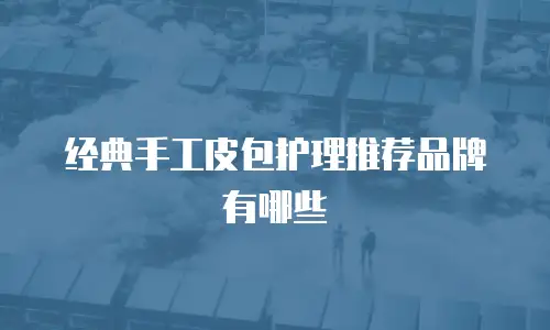 经典手工皮包护理推荐品牌有哪些