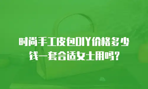 时尚手工皮包DIY价格多少钱一套合适女士用吗？