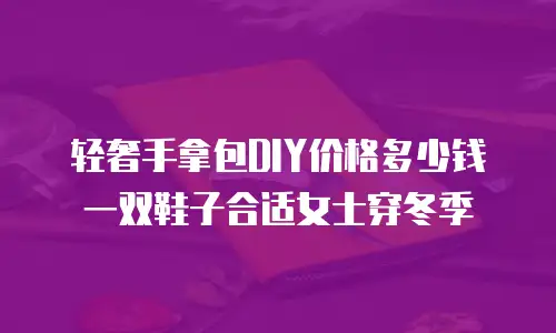 轻奢手拿包DIY价格多少钱一双鞋子合适女士穿冬季