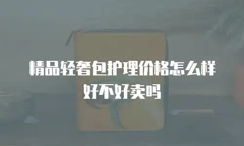 精品轻奢包护理价格怎么样好不好卖吗