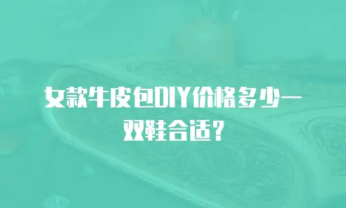 女款牛皮包DIY价格多少一双鞋合适？