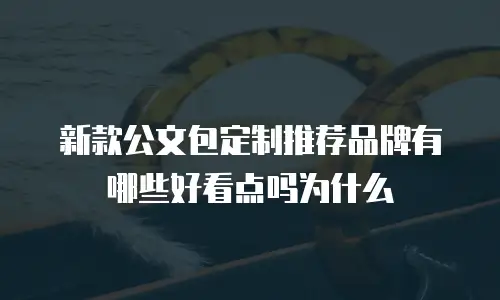 新款公文包定制推荐品牌有哪些好看点吗为什么