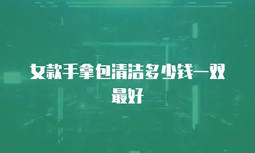 女款手拿包清洁多少钱一双最好