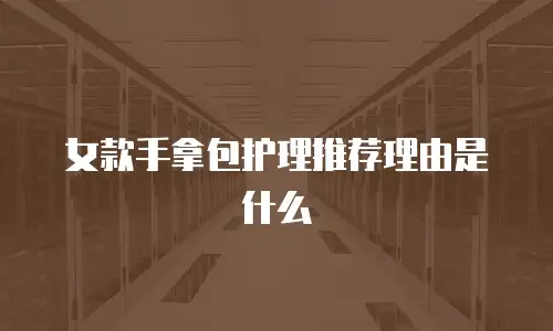 女款手拿包护理推荐理由是什么