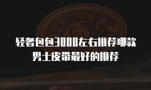 轻奢包包3000左右推荐哪款男士皮带最好的推荐