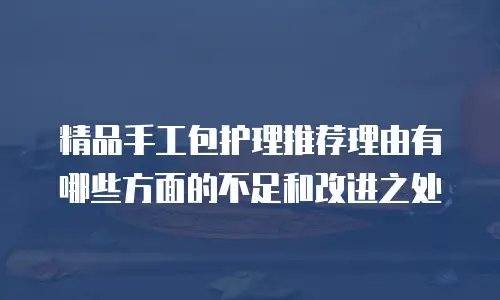 精品手工包护理推荐理由有哪些方面的不足和改进之处
