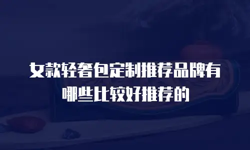 女款轻奢包定制推荐品牌有哪些比较好推荐的