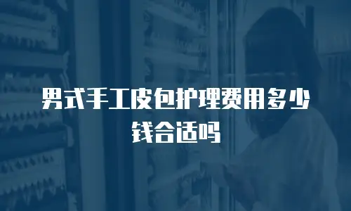 男式手工皮包护理费用多少钱合适吗
