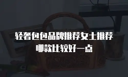轻奢包包品牌推荐女士推荐哪款比较好一点