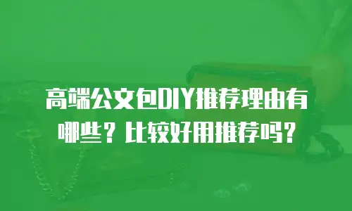 高端公文包DIY推荐理由有哪些？比较好用推荐吗？