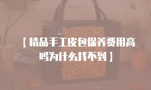 【精品手工皮包保养费用高吗为什么找不到】