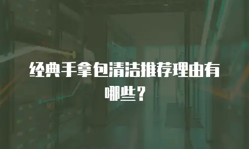 经典手拿包清洁推荐理由有哪些？