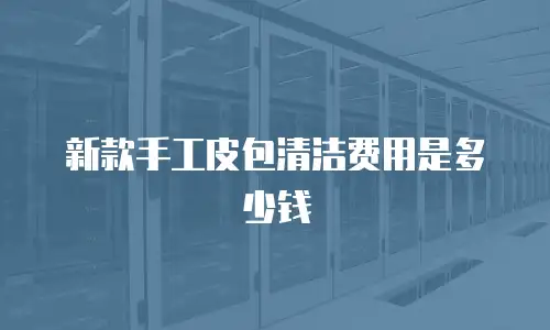 新款手工皮包清洁费用是多少钱