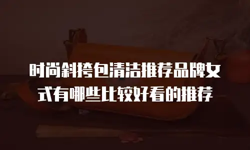 时尚斜挎包清洁推荐品牌女式有哪些比较好看的推荐