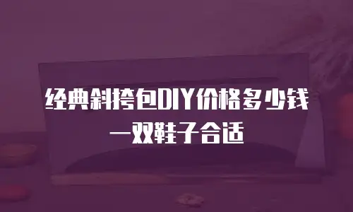 经典斜挎包DIY价格多少钱一双鞋子合适