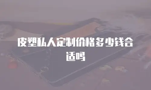 皮塑私人定制价格多少钱合适吗