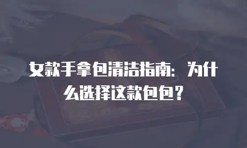 女款手拿包清洁指南：为什么选择这款包包？