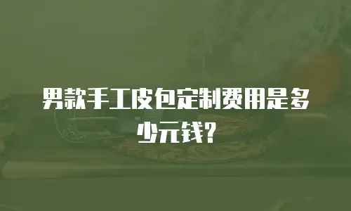 男款手工皮包定制费用是多少元钱？