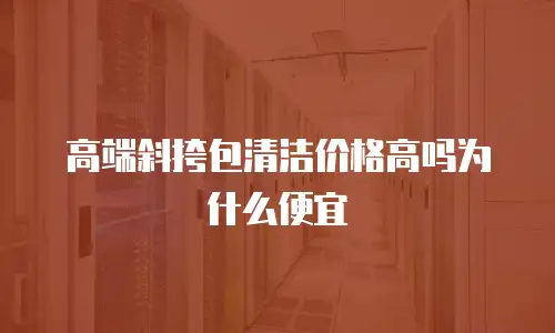 高端斜挎包清洁价格高吗为什么便宜