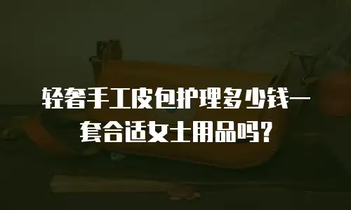 轻奢手工皮包护理多少钱一套合适女士用品吗？