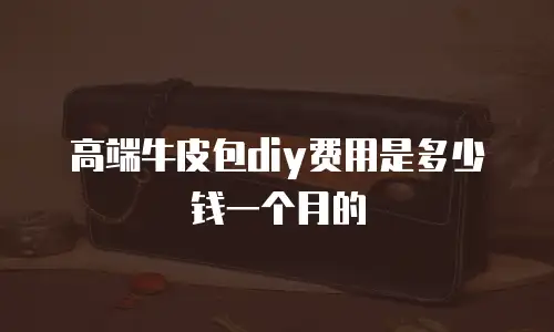 高端牛皮包diy费用是多少钱一个月的