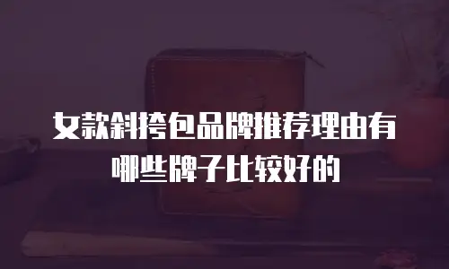 女款斜挎包品牌推荐理由有哪些牌子比较好的
