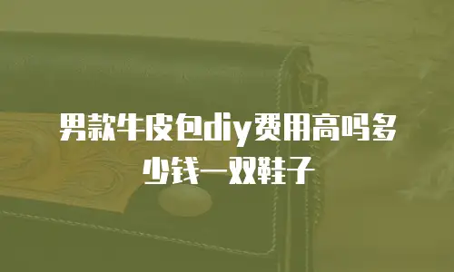 男款牛皮包diy费用高吗多少钱一双鞋子