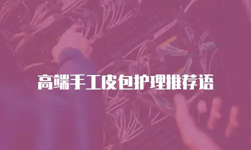 高端手工皮包护理推荐语