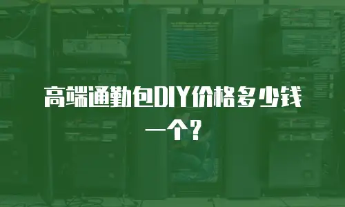 高端通勤包DIY价格多少钱一个？