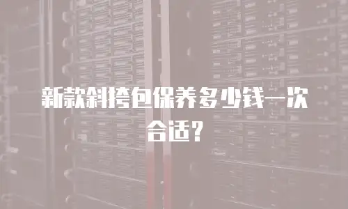 新款斜挎包保养多少钱一次合适？
